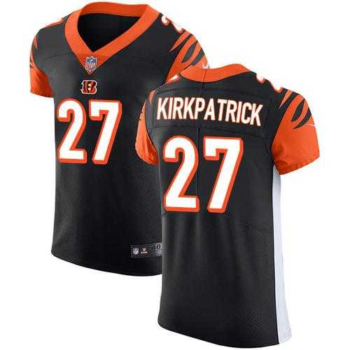 Nike Cincinnati Bengals #27 Dre Kirkpatrick Black Team Color Men's Stitched NFL Vapor Untouchable Elite Jersey
