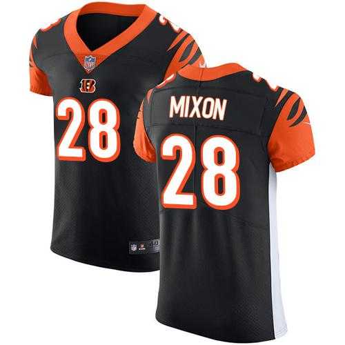 Nike Cincinnati Bengals #28 Joe Mixon Black Team Color Men's Stitched NFL Vapor Untouchable Elite Jersey