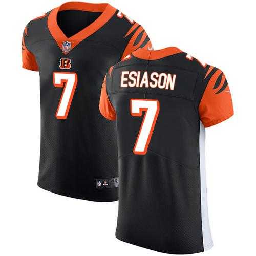 Nike Cincinnati Bengals #7 Boomer Esiason Black Team Color Men's Stitched NFL Vapor Untouchable Elite Jersey