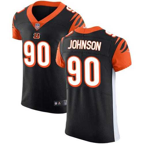 Nike Cincinnati Bengals #90 Michael Johnson Black Team Color Men's Stitched NFL Vapor Untouchable Elite Jersey