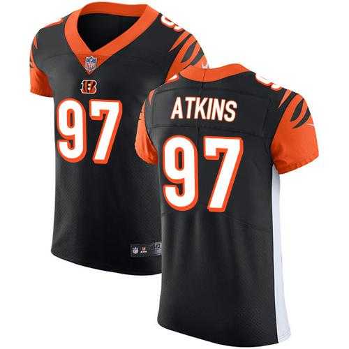 Nike Cincinnati Bengals #97 Geno Atkins Black Team Color Men's Stitched NFL Vapor Untouchable Elite Jersey