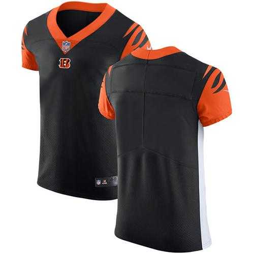 Nike Cincinnati Bengals Blank Black Team Color Men's Stitched NFL Vapor Untouchable Elite Jersey