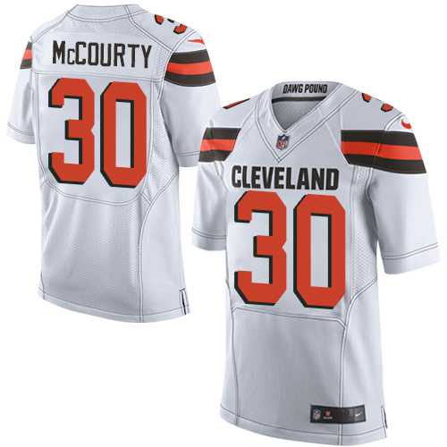 Nike Cleveland Browns #30 Jason McCourty White Men's Stitched NFL New Elite Jersey