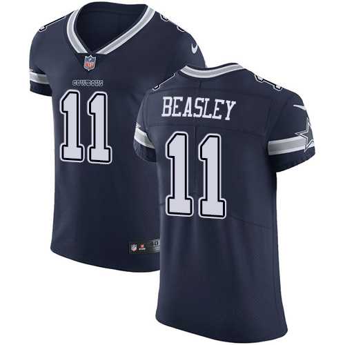 Nike Dallas Cowboys #11 Cole Beasley Navy Blue Team Color Men's Stitched NFL Vapor Untouchable Elite Jersey