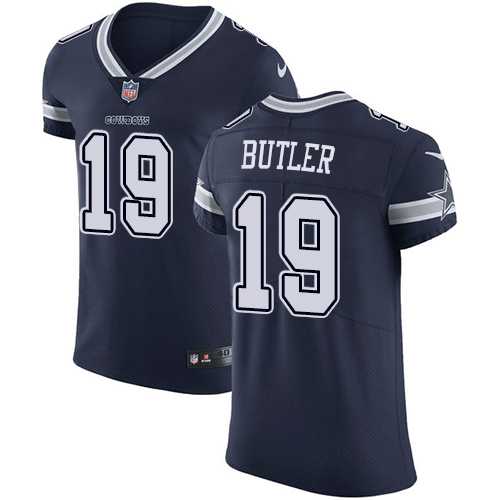 Nike Dallas Cowboys #19 Brice Butler Navy Blue Team Color Men's Stitched NFL Vapor Untouchable Elite Jersey