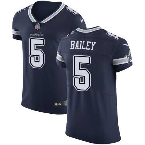 Nike Dallas Cowboys #5 Dan Bailey Navy Blue Team Color Men's Stitched NFL Vapor Untouchable Elite Jersey