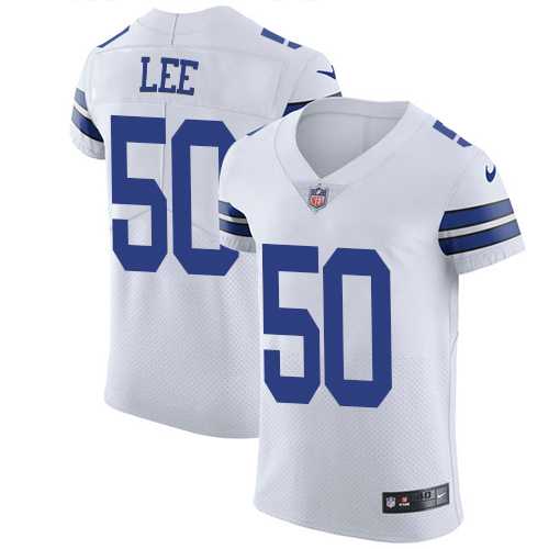 Nike Dallas Cowboys #50 Sean Lee White Men's Stitched NFL Vapor Untouchable Elite Jersey