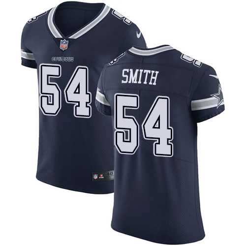 Nike Dallas Cowboys #54 Jaylon Smith Navy Blue Team Color Men's Stitched NFL Vapor Untouchable Elite Jersey