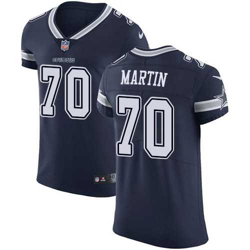 Nike Dallas Cowboys #70 Zack Martin Navy Blue Team Color Men's Stitched NFL Vapor Untouchable Elite Jersey