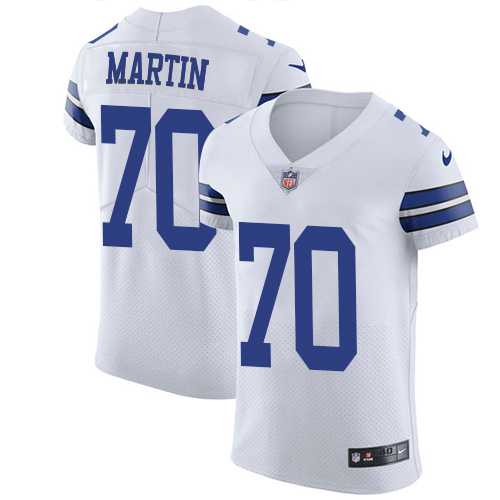 Nike Dallas Cowboys #70 Zack Martin White Men's Stitched NFL Vapor Untouchable Elite Jersey