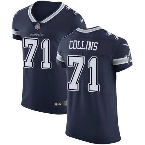 Nike Dallas Cowboys #71 La'el Collins Navy Blue Team Color Men's Stitched NFL Vapor Untouchable Elite Jersey
