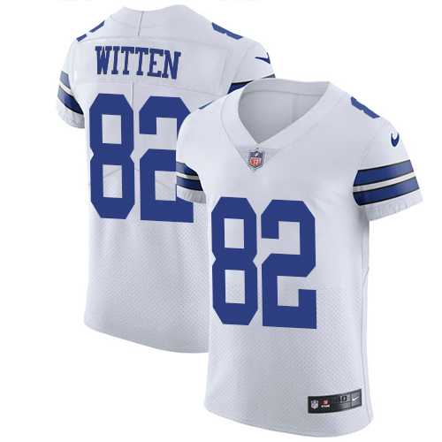 Nike Dallas Cowboys #82 Jason Witten White Men's Stitched NFL Vapor Untouchable Elite Jersey