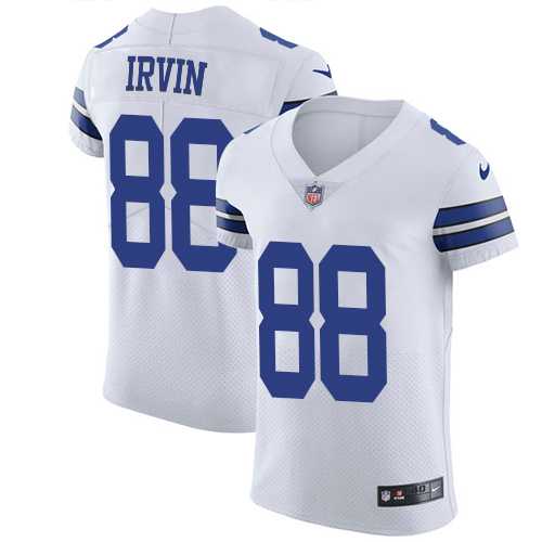Nike Dallas Cowboys #88 Michael Irvin White Men's Stitched NFL Vapor Untouchable Elite Jersey
