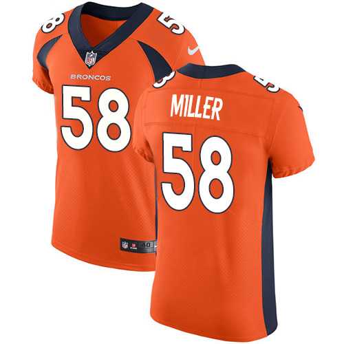 Nike Denver Broncos #58 Von Miller Orange Team Color Men's Stitched NFL Vapor Untouchable Elite Jersey