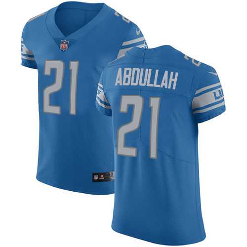 Nike Detroit Lions #21 Ameer Abdullah Blue Team Color Men's Stitched NFL Vapor Untouchable Elite Jersey