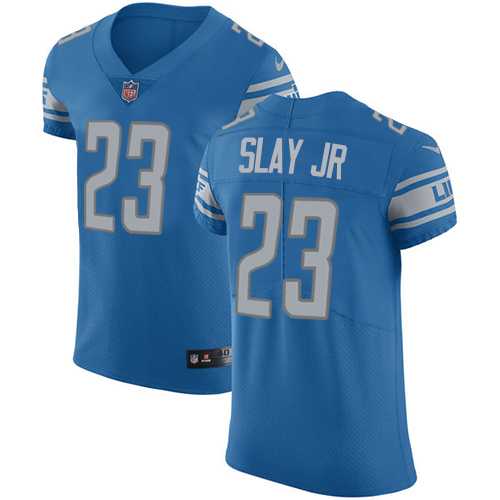 Nike Detroit Lions #23 Darius Slay JR Blue Team Color Men's Stitched NFL Vapor Untouchable Elite Jersey