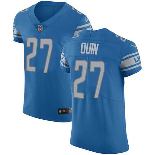 Nike Detroit Lions #27 Glover Quin Blue Team Color Men's Stitched NFL Vapor Untouchable Elite Jersey