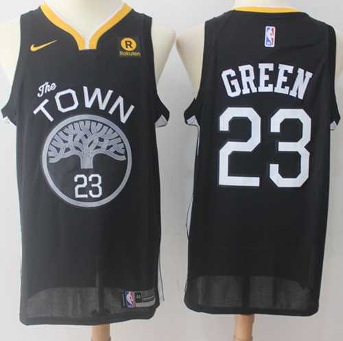 Nike Golden State Warriors #23 Draymond Green Black Statement Edition NBA Swingman Jersey
