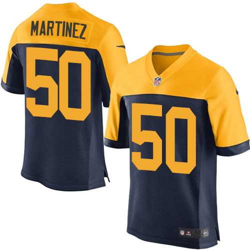Nike Green Bay Packers #50 Blake Martinez Navy Blue Alternate Men's Stitched NFL New Elite Jersey
