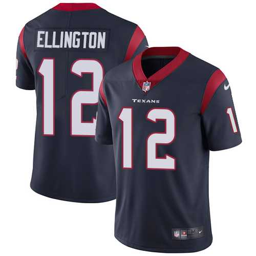 Nike Houston Texans #12 Bruce Ellington Navy Blue Team Color Men's Stitched NFL Vapor Untouchable Limited Jersey