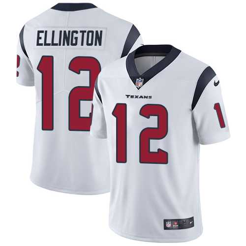 Nike Houston Texans #12 Bruce Ellington White Men's Stitched NFL Vapor Untouchable Limited Jersey