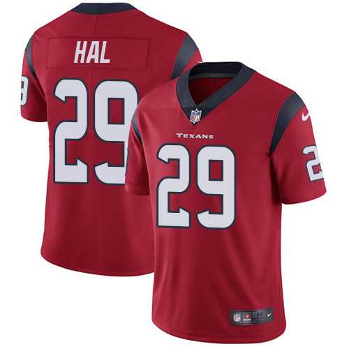 Nike Houston Texans #29 Andre Hal Red Alternate Men's Stitched NFL Vapor Untouchable Limited Jersey