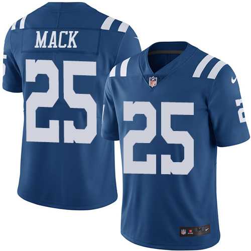 Nike Indianapolis Colts #25 Marlon Mack Royal Blue Men's Stitched NFL Limited Rush Jersey