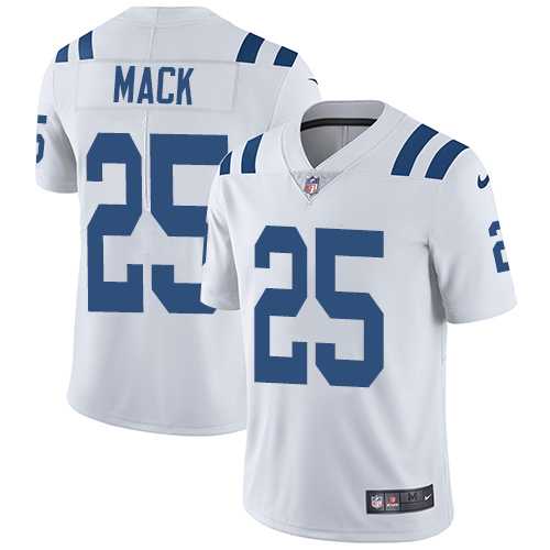 Nike Indianapolis Colts #25 Marlon Mack White Men's Stitched NFL Vapor Untouchable Limited Jersey