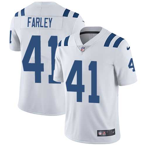 Nike Indianapolis Colts #41 Matthias Farley White Men's Stitched NFL Vapor Untouchable Limited Jersey