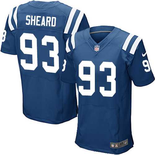 Nike Indianapolis Colts #93 Jabaal Sheard Royal Blue Team Color Men's Stitched NFL Elite Jersey