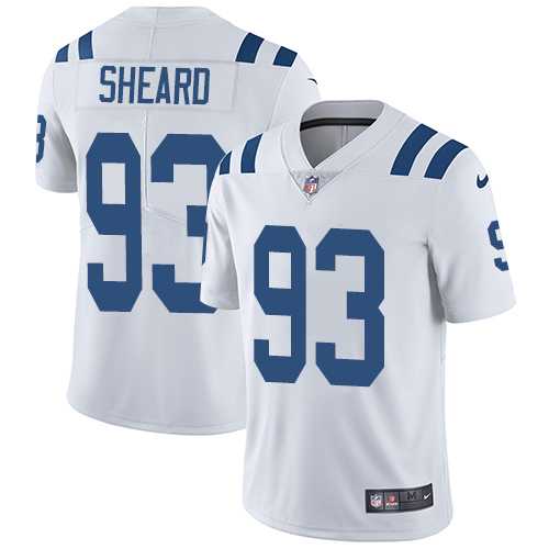 Nike Indianapolis Colts #93 Jabaal Sheard White Men's Stitched NFL Vapor Untouchable Limited Jersey