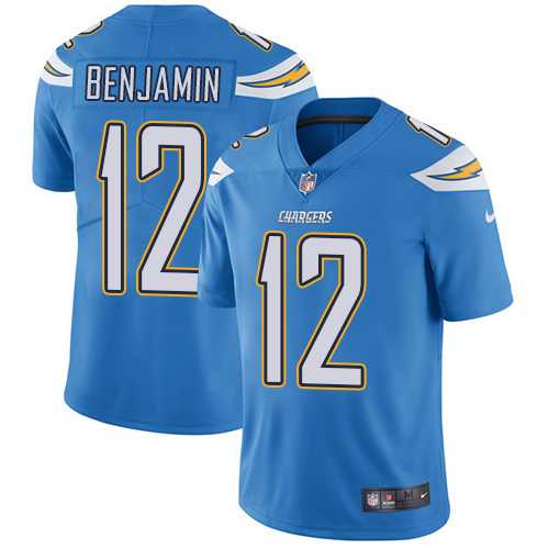 Nike Los Angeles Chargers #12 Travis Benjamin Electric Blue Alternate Men's Stitched NFL Vapor Untouchable Limited Jersey