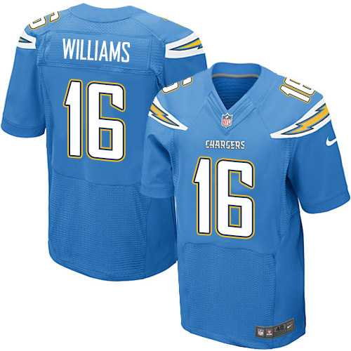 Nike Los Angeles Chargers #16 Tyrell Williams Electric Blue Alternate Men's Stitched NFL New Elite Jersey