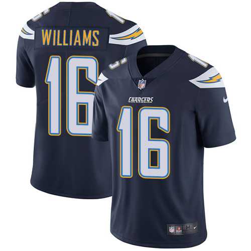 Nike Los Angeles Chargers #16 Tyrell Williams Navy Blue Team Color Men's Stitched NFL Vapor Untouchable Limited Jersey