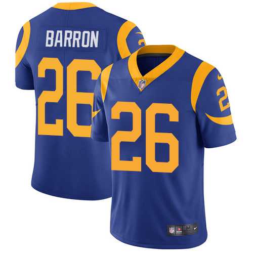 Nike Los Angeles Rams #26 Mark Barron Royal Blue Alternate Men's Stitched NFL Vapor Untouchable Limited Jersey