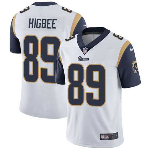 Nike Los Angeles Rams #89 Tyler Higbee White Men's Stitched NFL Vapor Untouchable Limited Jersey