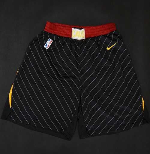 Nike Men's Cleveland Cavaliers Black Swingman Basketball Shorts
