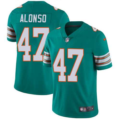 Nike Miami Dolphins #47 Kiko Alonso Aqua Green Alternate Men's Stitched NFL Vapor Untouchable Limited Jersey