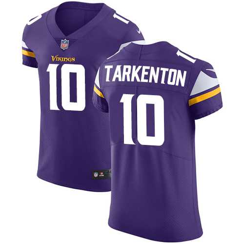 Nike Minnesota Vikings #10 Fran Tarkenton Purple Team Color Men's Stitched NFL Vapor Untouchable Elite Jersey