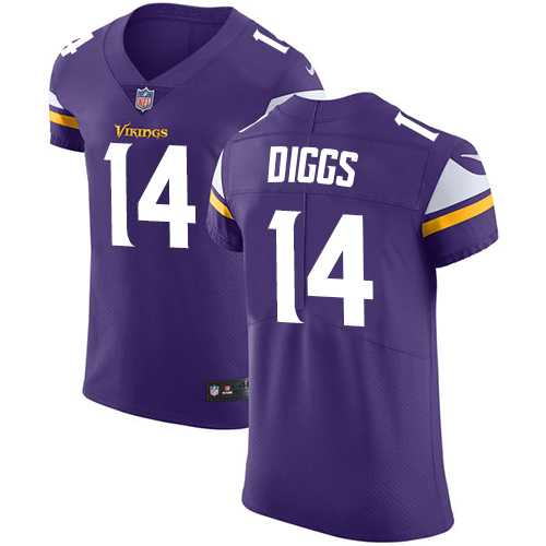 Nike Minnesota Vikings #14 Stefon Diggs Purple Team Color Men's Stitched NFL Vapor Untouchable Elite Jersey