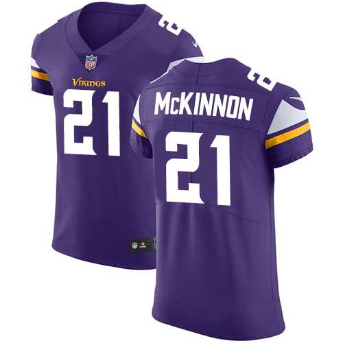 Nike Minnesota Vikings #21 Jerick McKinnon Purple Team Color Men's Stitched NFL Vapor Untouchable Elite Jersey