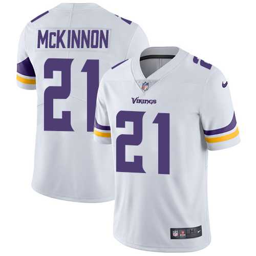 Nike Minnesota Vikings #21 Jerick McKinnon White Men's Stitched NFL Vapor Untouchable Limited Jersey Nike Minnesota Vikings #21 Jerick McKinnon White Men's Stitched NFL Vapor Untouchable Limited Jersey