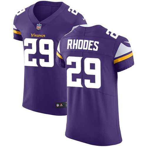 Nike Minnesota Vikings #29 Xavier Rhodes Purple Team Color Men's Stitched NFL Vapor Untouchable Elite Jersey