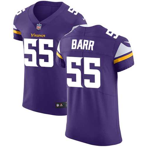 Nike Minnesota Vikings #55 Anthony Barr Purple Team Color Men's Stitched NFL Vapor Untouchable Elite Jersey
