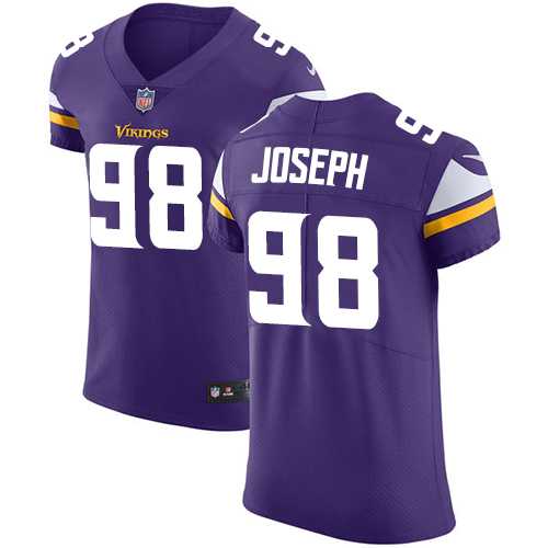 Nike Minnesota Vikings #98 Linval Joseph Purple Team Color Men's Stitched NFL Vapor Untouchable Elite Jersey