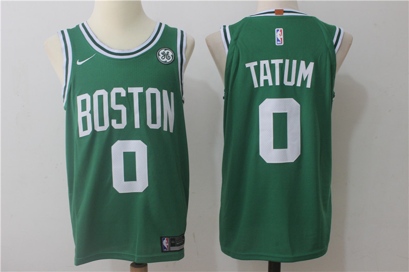 Nike NBA Boston Celtics #0 Jayson Tatum Jersey 2017-18 New Season Green Jersey