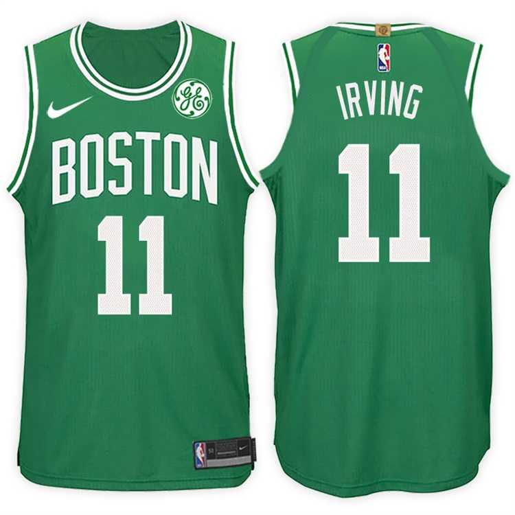 Nike NBA Boston Celtics #11 Kyrie Irving Jersey 2017-18 New Season Green Jersey
