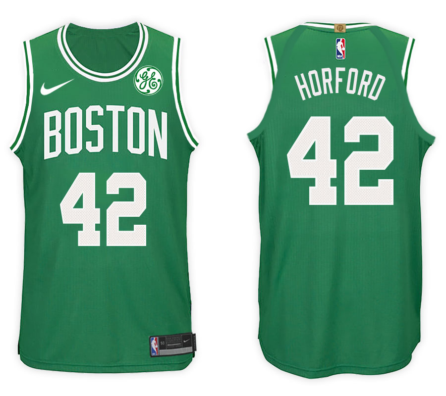 Nike NBA Boston Celtics #42 Al Horford Jersey 2017-18 New Season Green Jersey