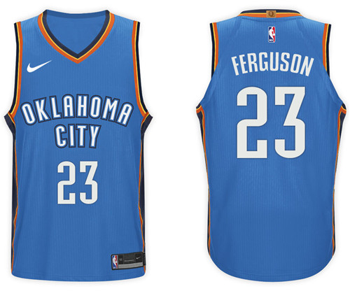 Nike NBA Oklahoma City Thunder #23 Terrance Ferguson Jersey 2017-18 New Season Blue Jersey Nike NBA Oklahoma City Thunder #23 Terrance Ferguson Jersey 2017-18 New Season Blue Jersey