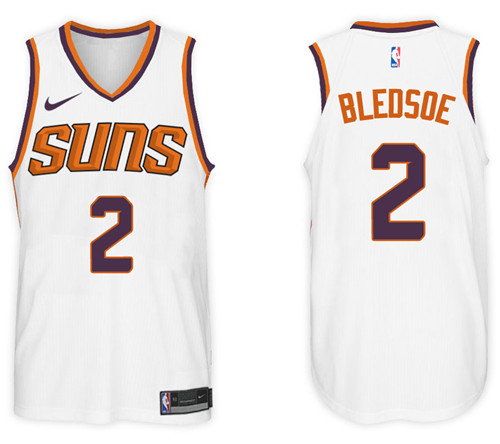 Nike NBA Phoenix Suns #2 Eric Bledsoe Jersey 2017-18 New Season White Jersey Nike NBA Phoenix Suns #2 Eric Bledsoe Jersey 2017-18 New Season White Jersey